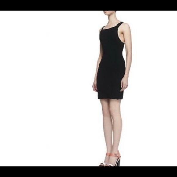 TRR Rag & Bone Black Fitted Square Back Dress XS - Picture 9 of 9